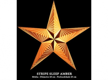 Candeeiro Estrela Starlightz Stripe Sleep Amber